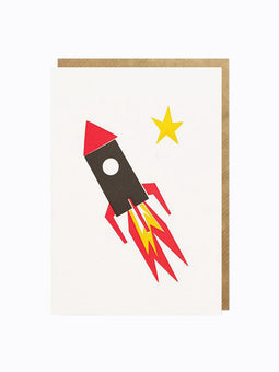 Bits and Bobs rocket card